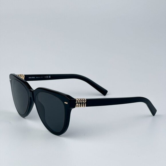 Miu Miu MU12ZS 16K5S0 BRAND NEW Sunglasses Black Grey Phantos Unisex main image 12